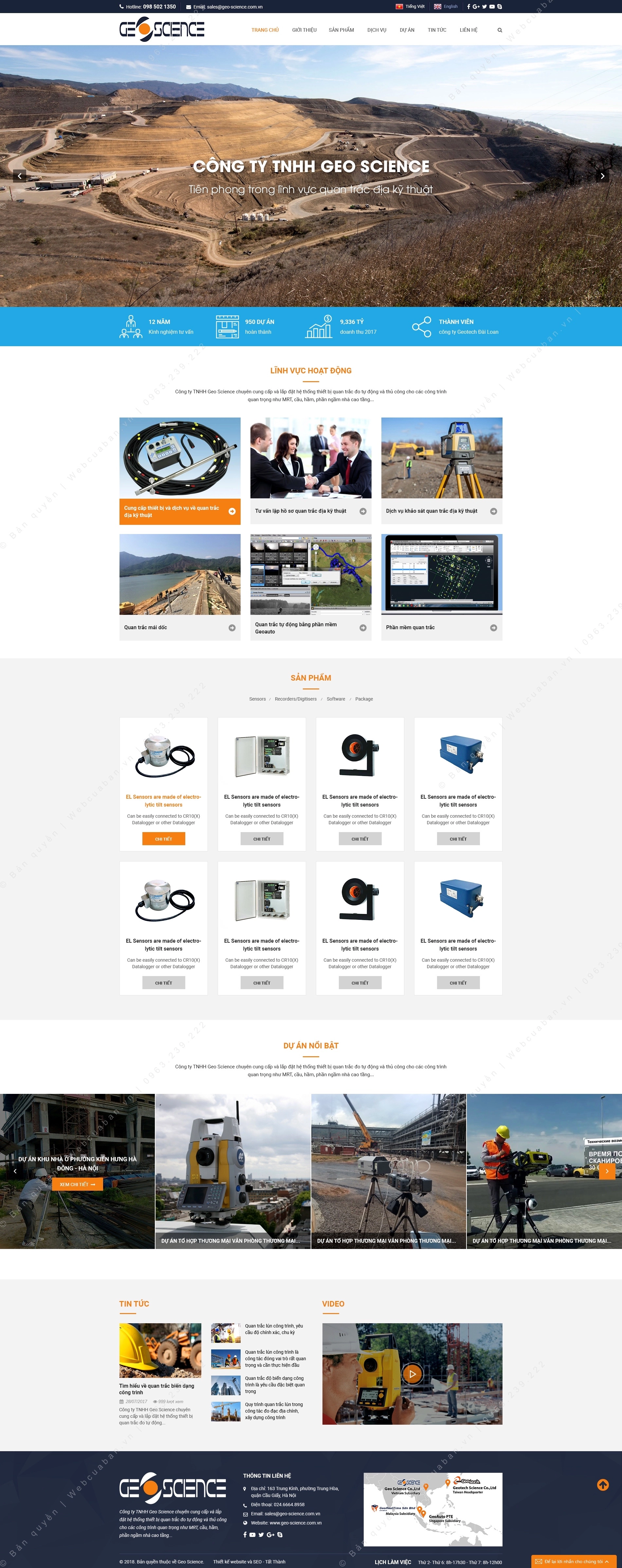 Trang chủ website