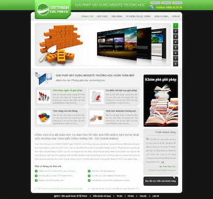 Mẫu web công ty Phần mềm  5