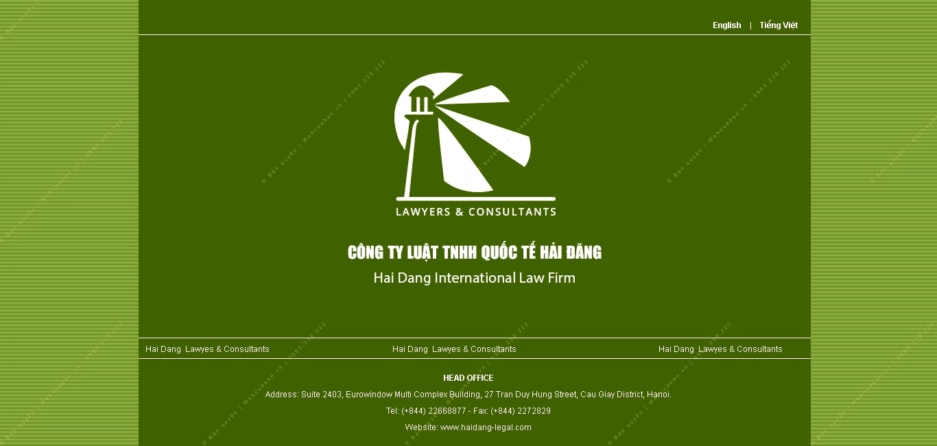 Trang chủ website