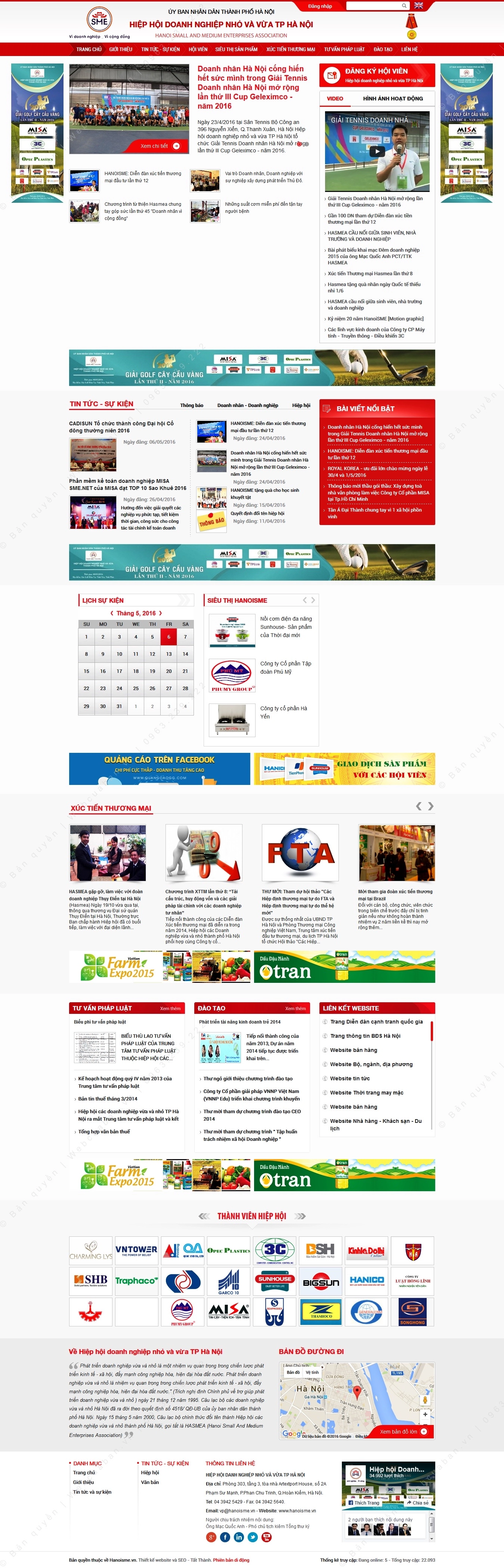 Trang chủ website