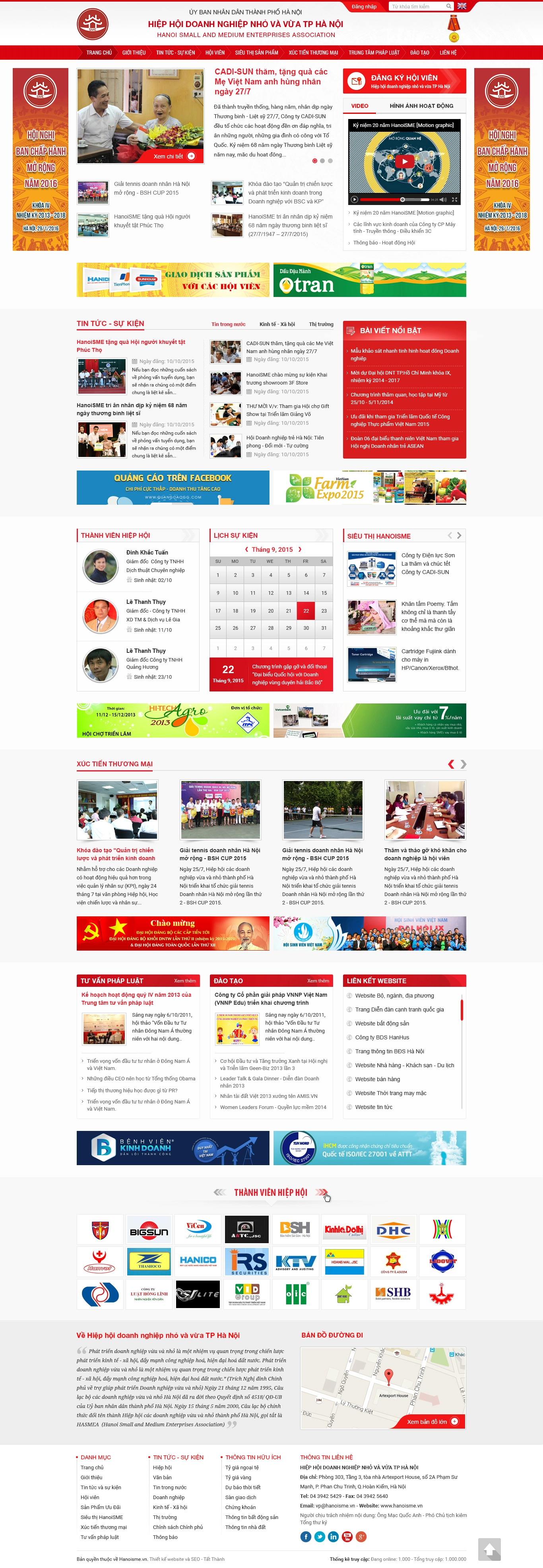 Mẫu website Hội - Hiệp hội 30