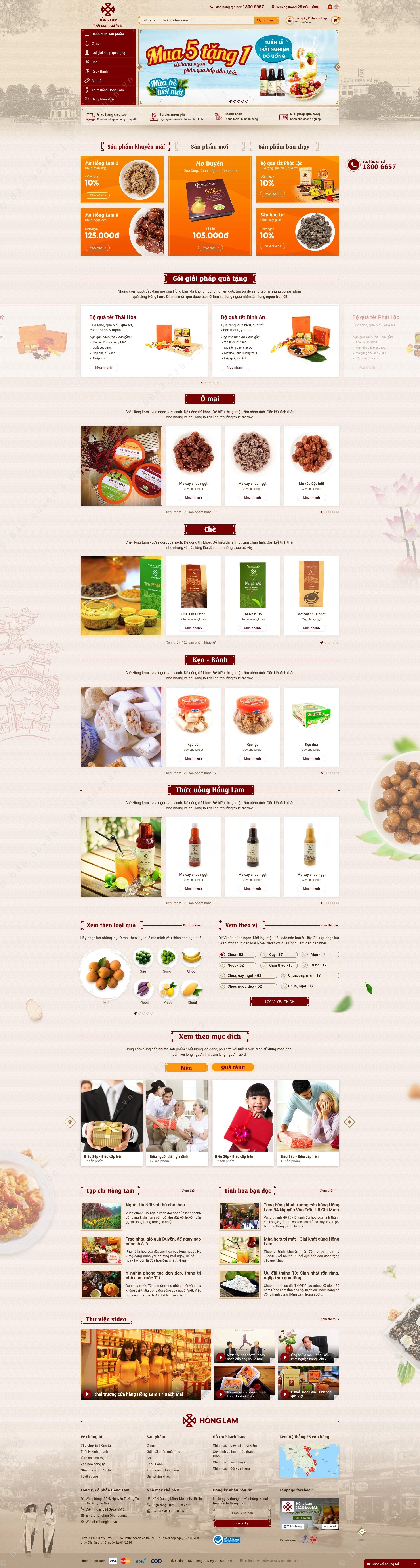 Trang chủ website