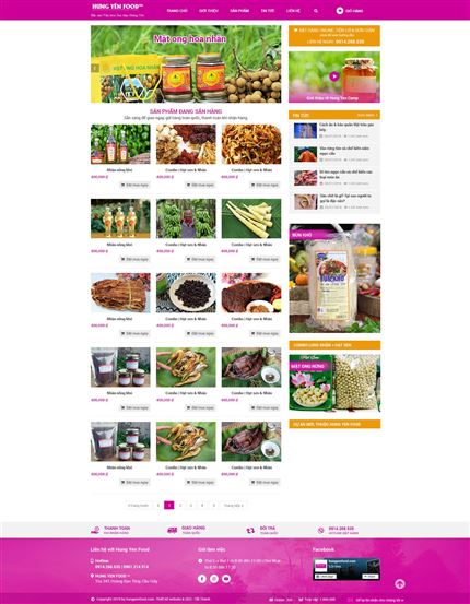 Mẫu website bán thực phẩm 14