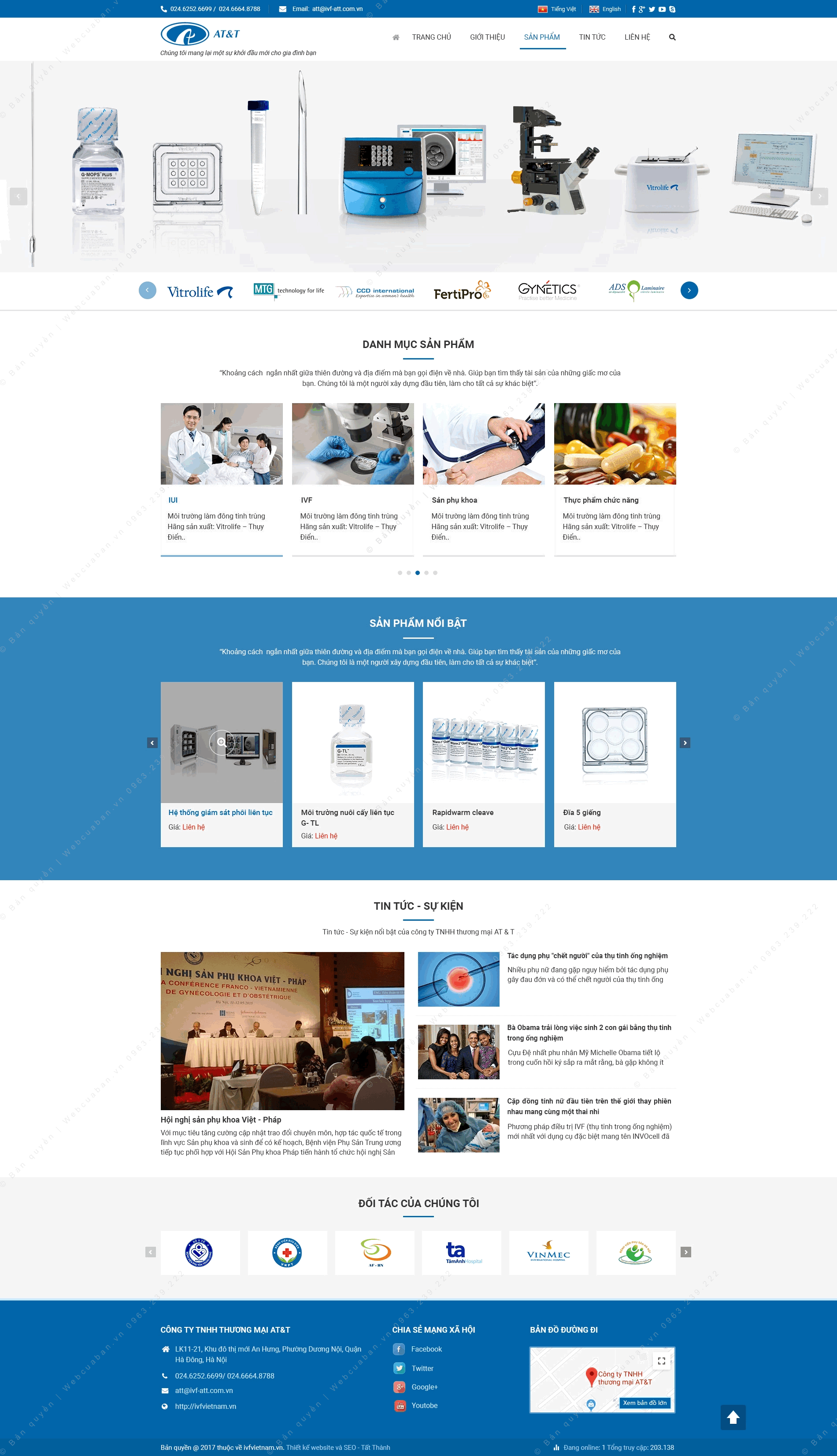 Trang chủ website