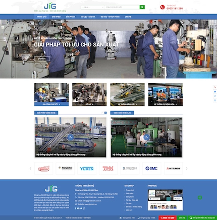 Mẫu website Công ty - sản phẩm 181