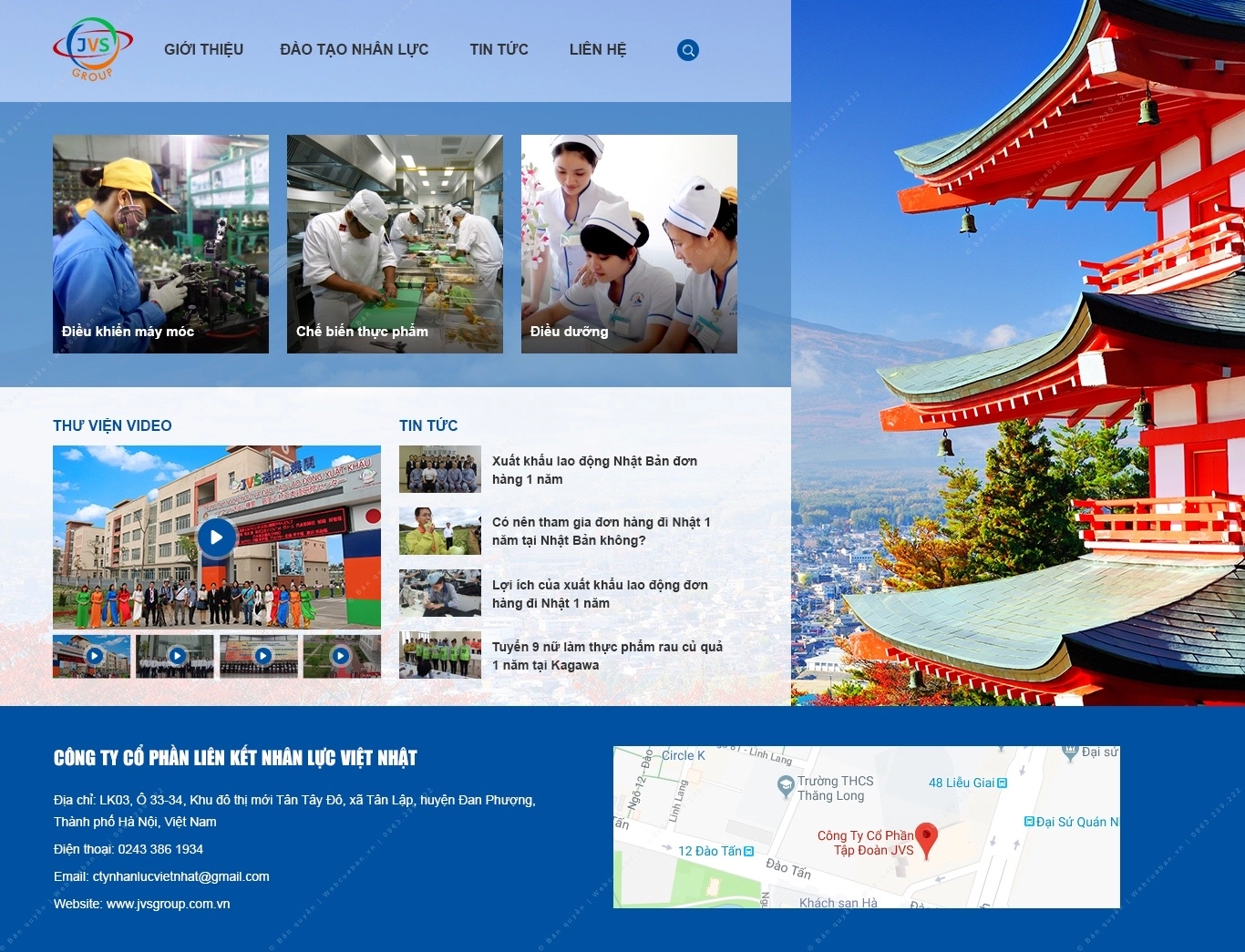 Trang chủ website