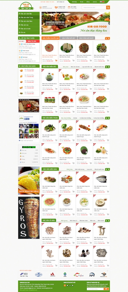 Mẫu website bán thực phẩm 17