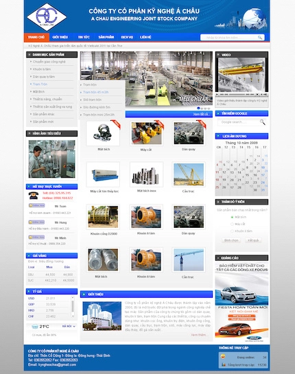 Mẫu website Công ty - sản phẩm 147
