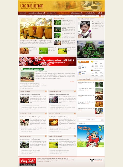 Mẫu website Trang tin điện tử 15