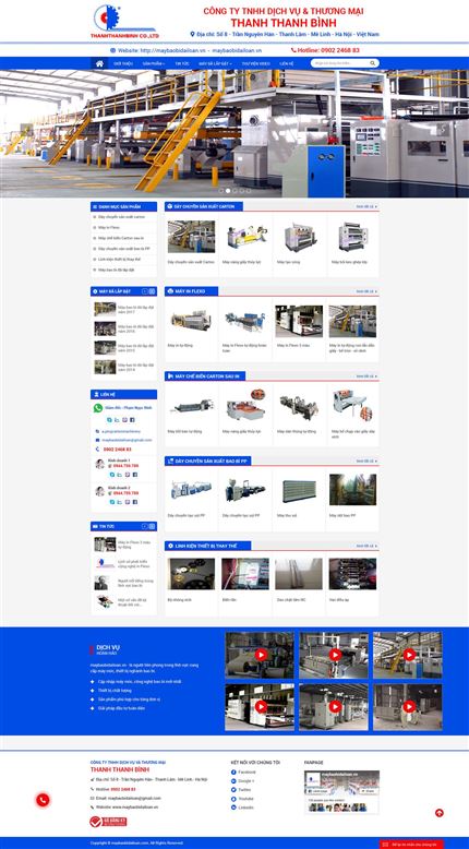 Mẫu website Công ty - sản phẩm 136