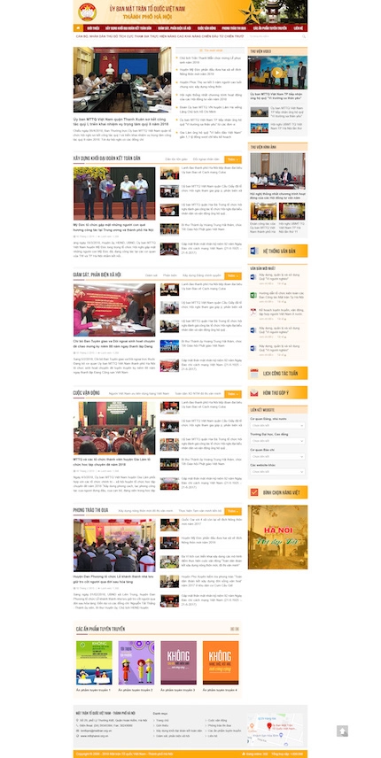 Mẫu website Trang tin điện tử 24