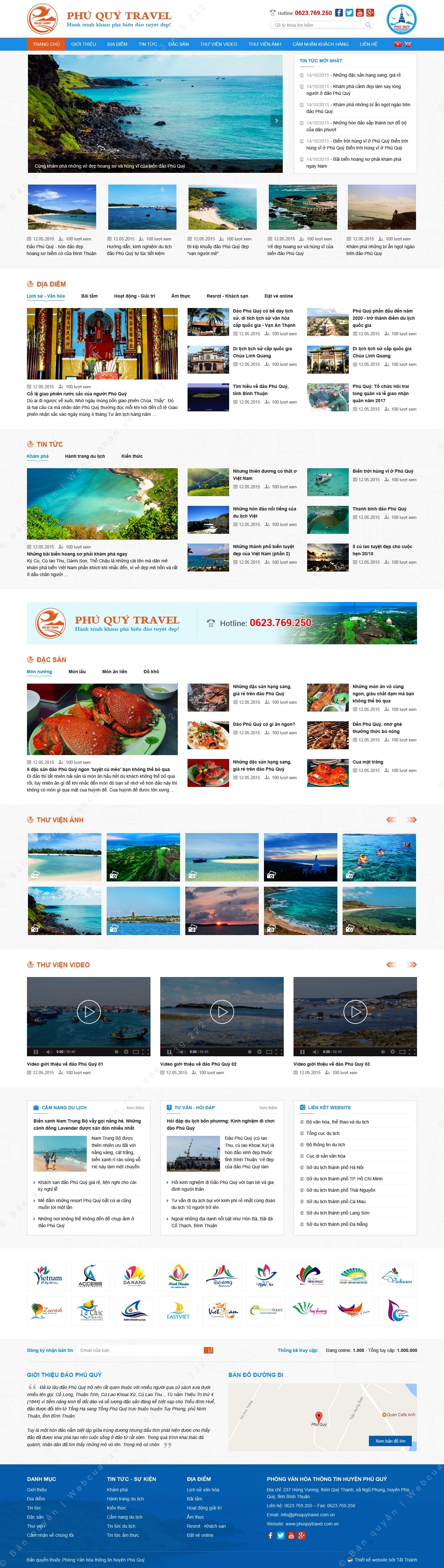 Trang chủ website