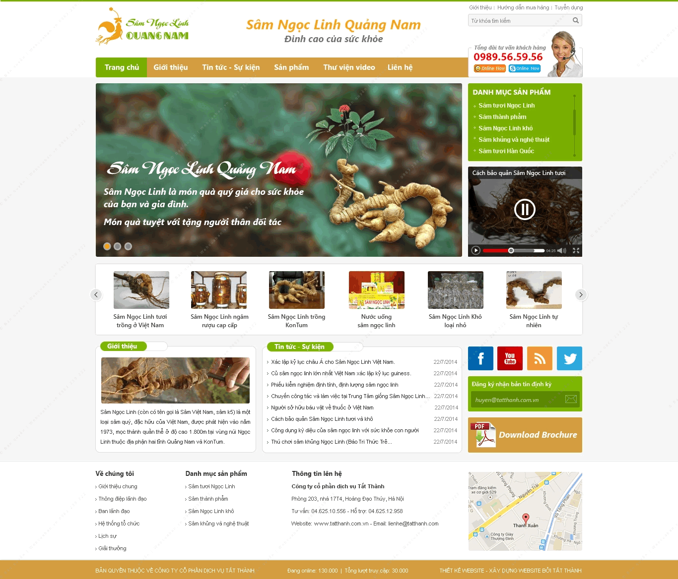 Trang chủ website