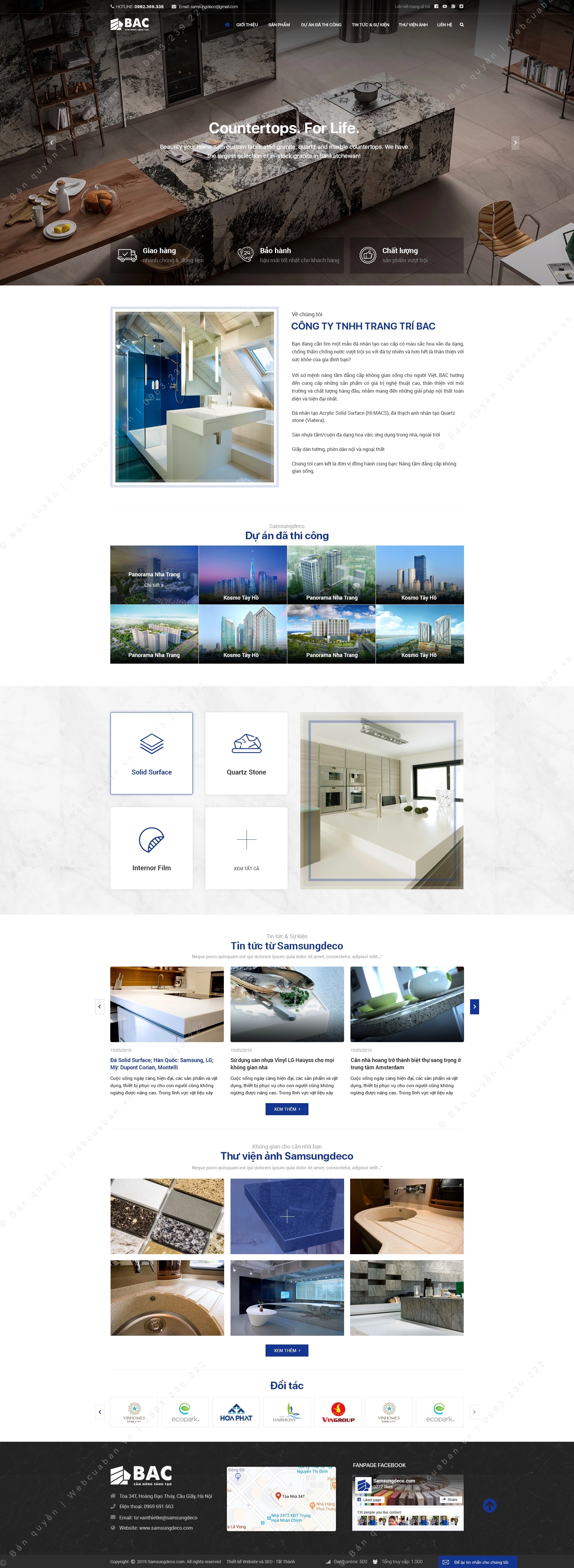 Trang chủ website