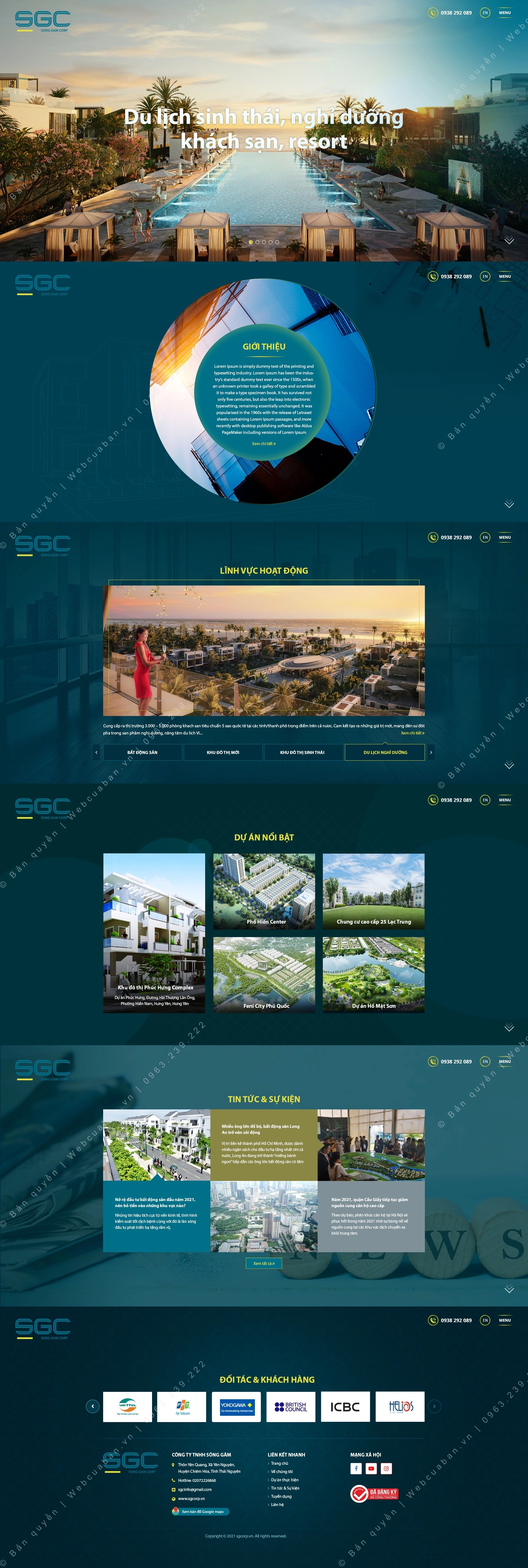 Trang chủ website