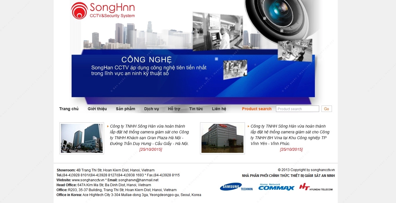 Trang chủ website