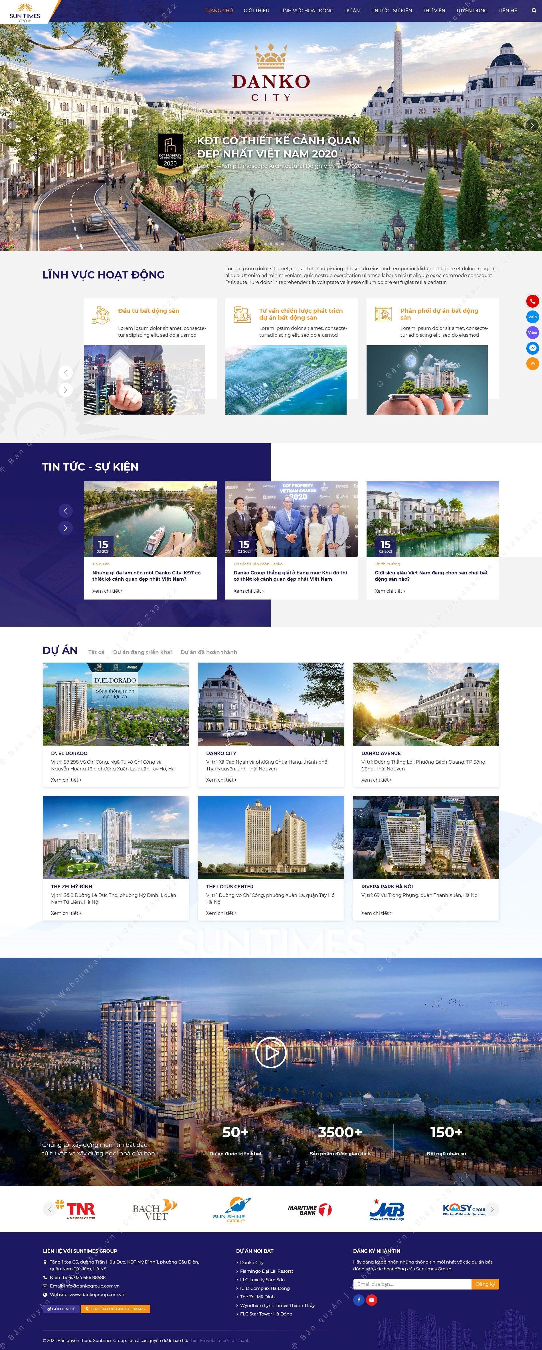 Trang chủ website