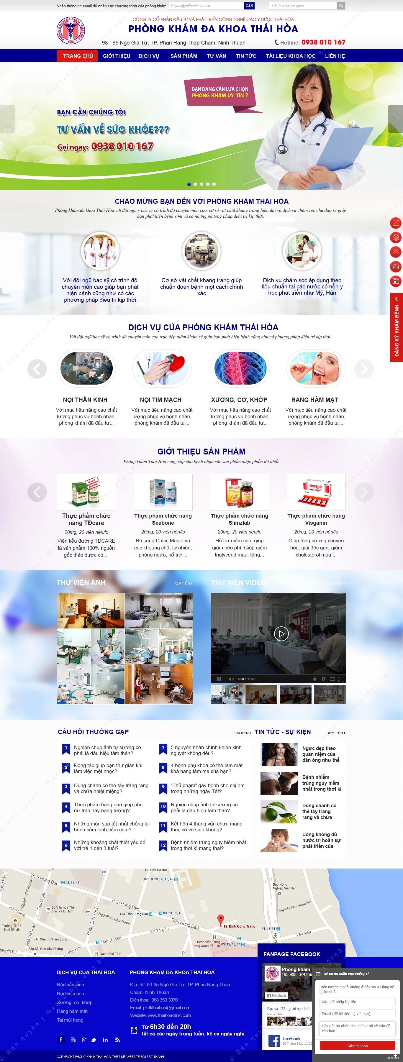 Trang chủ website