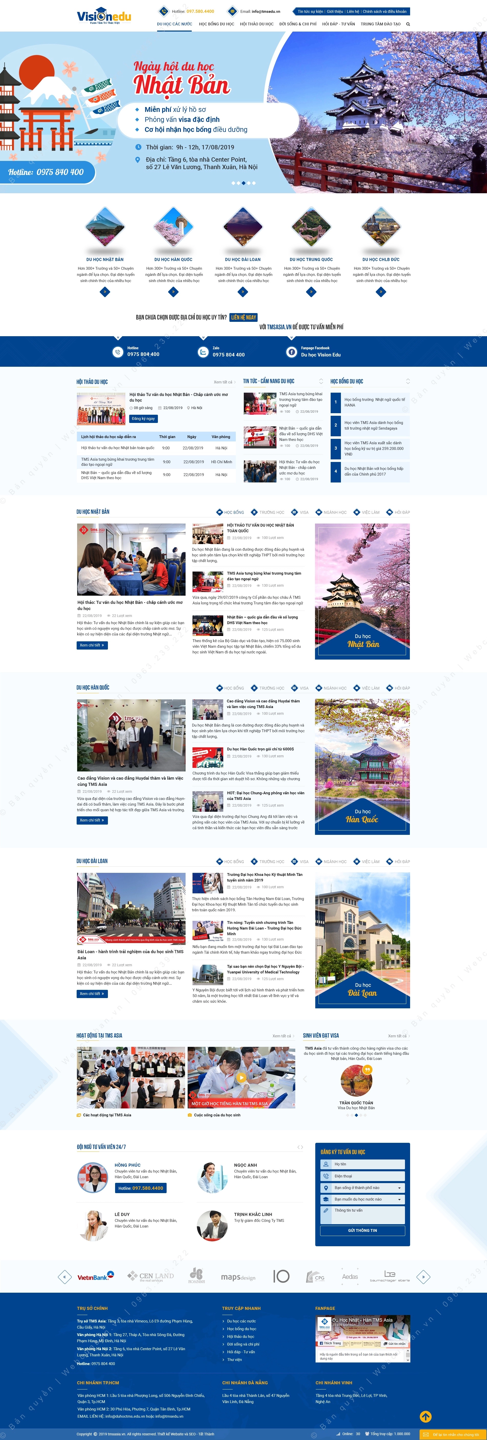 Trang chủ website