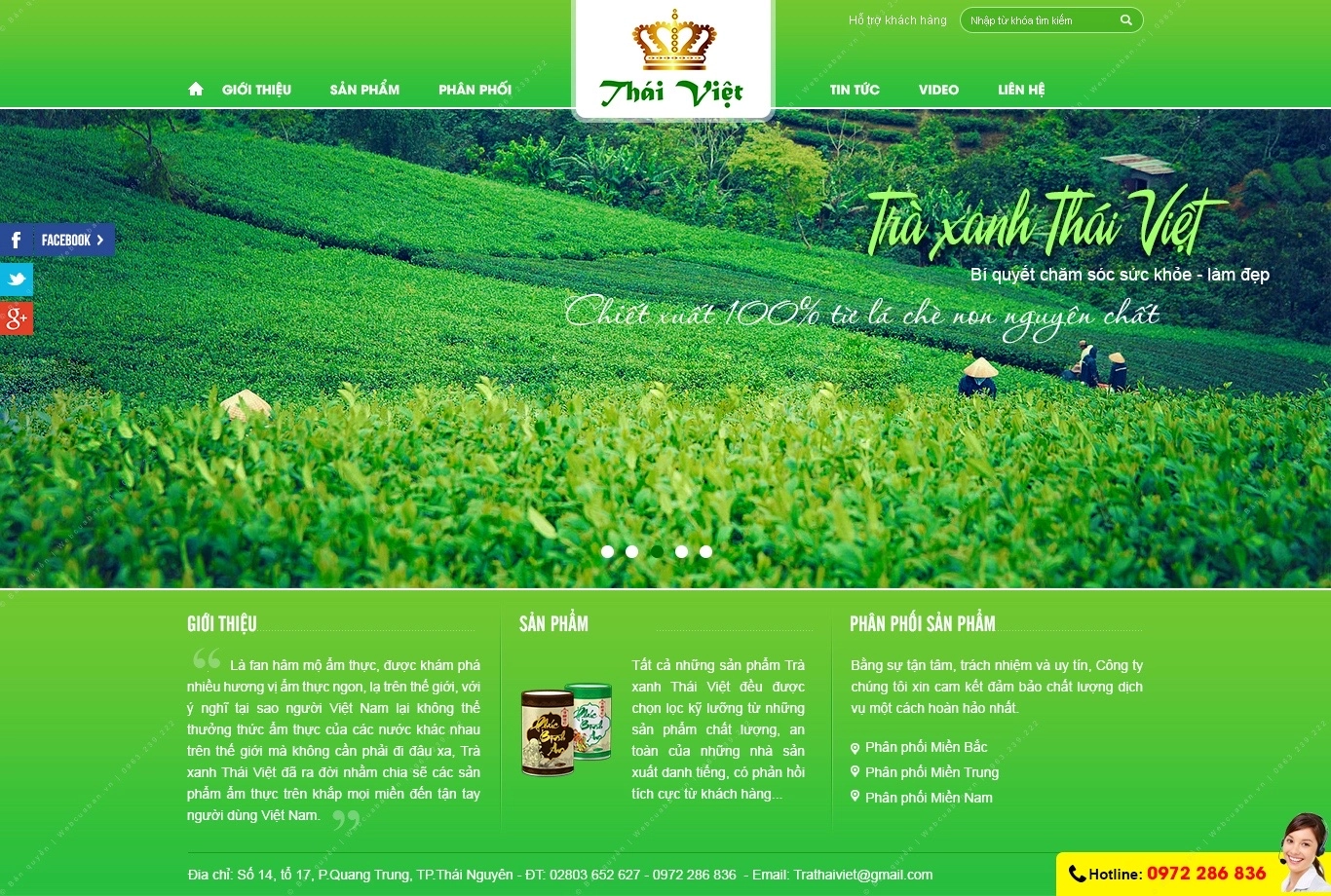 Trang chủ website