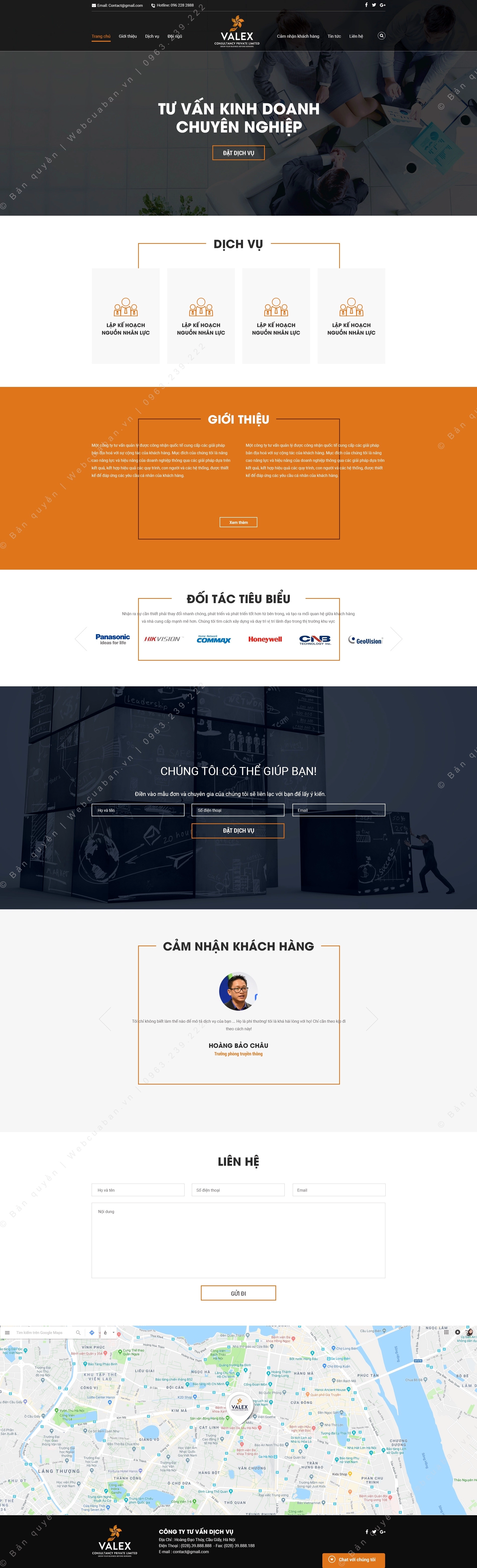 Trang chủ website