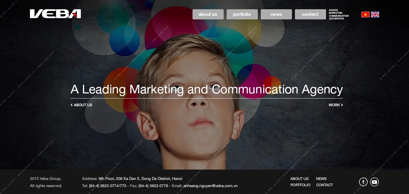 Trang chủ website