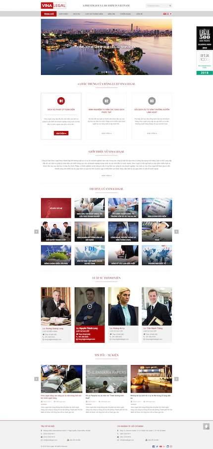 Mẫu website Dịch vụ doanh nghiệp 29