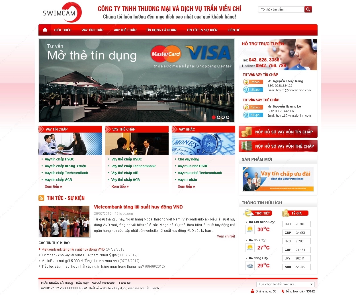 Trang chủ website