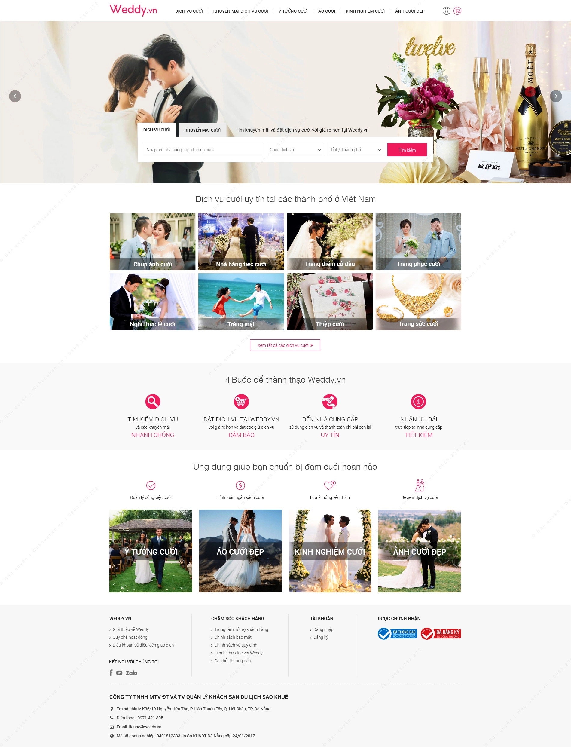 Trang chủ website