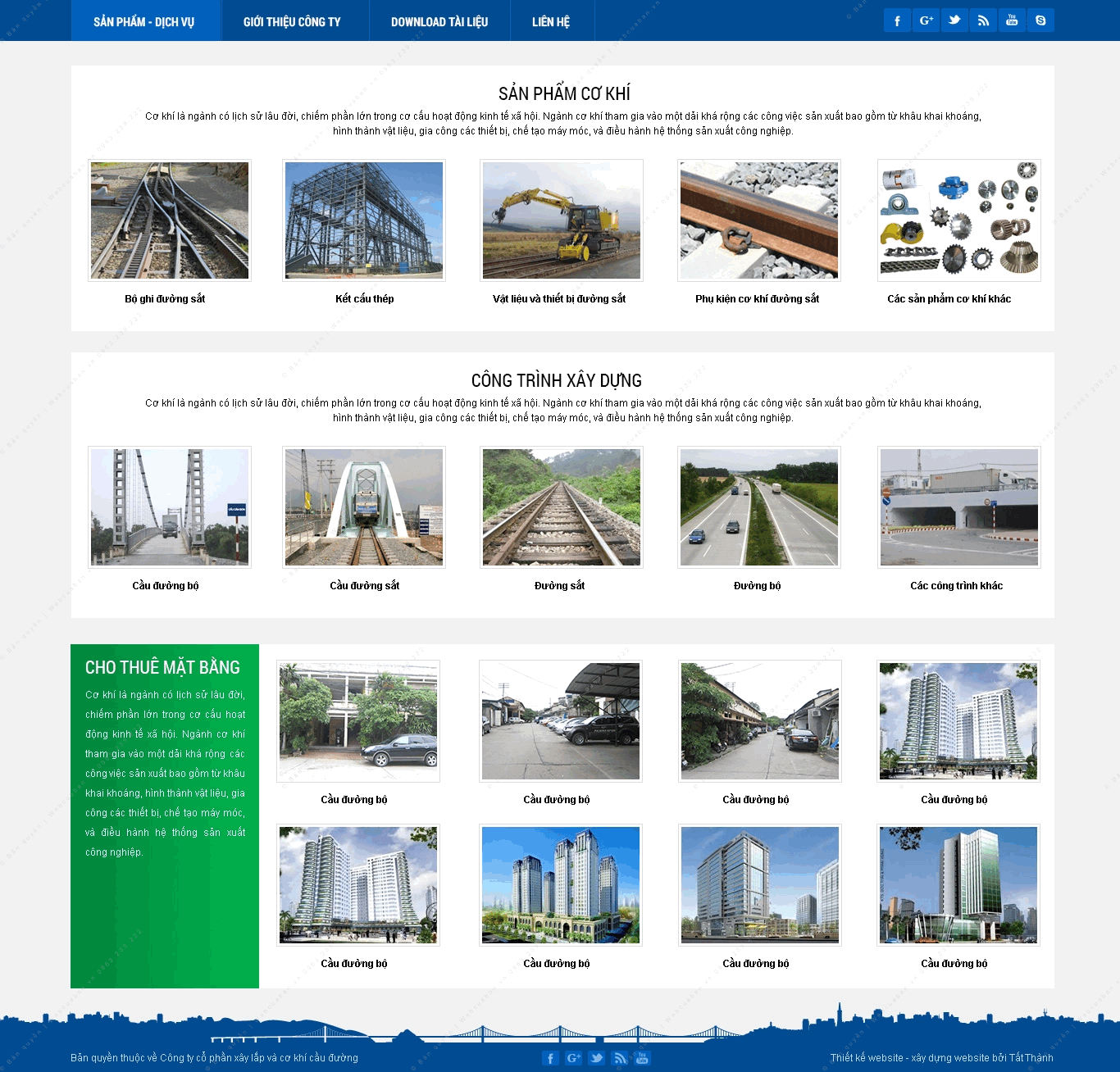 Trang chủ website