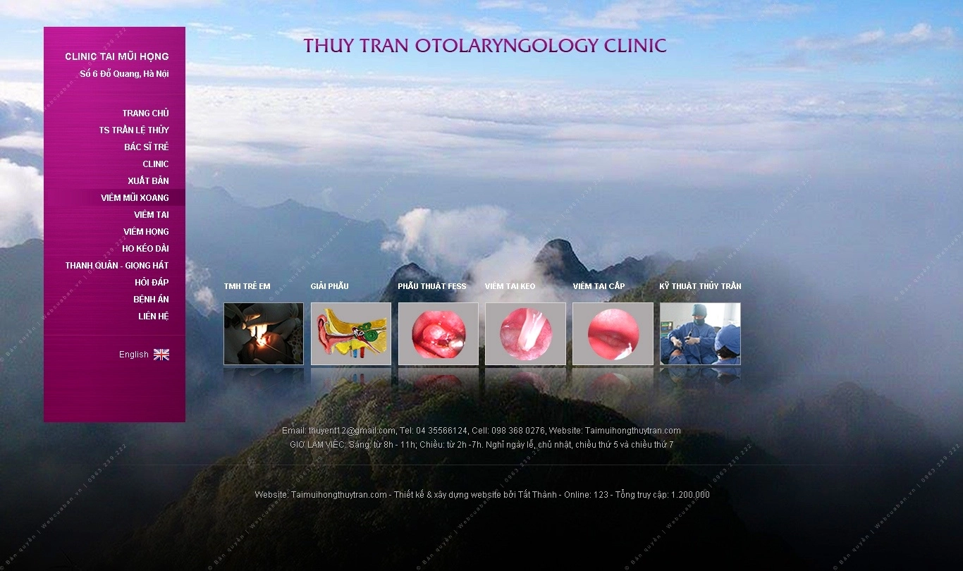 Trang chủ website