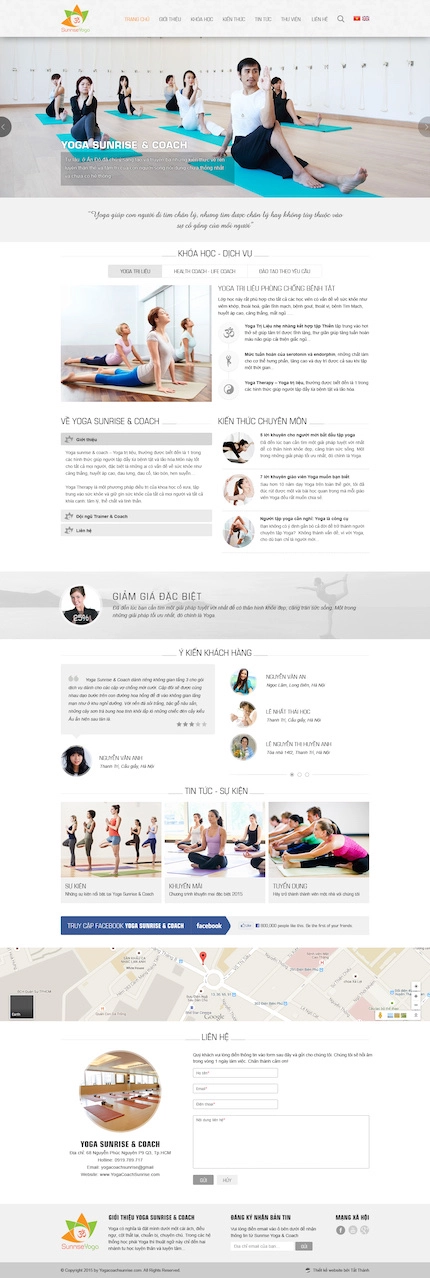Mẫu web Yoga 2