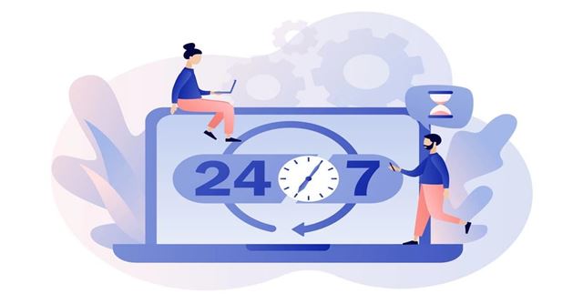 Chúng tôi hỗ trợ khách hàng 24/7