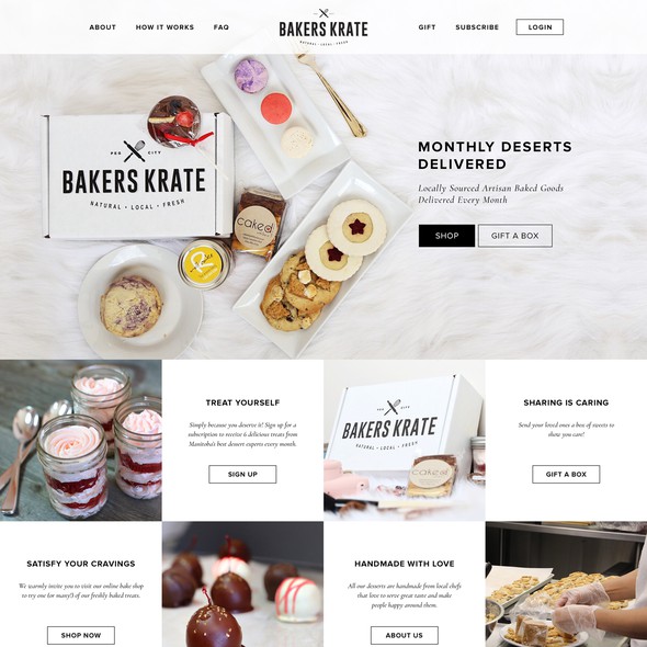 thiết kế website bán bánh kẹo