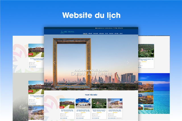 Thiết kế website Du lịch dạng - Tour kết hợp với Đặt phòng khách sạn