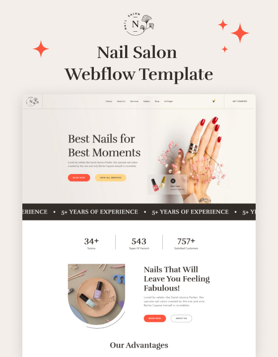 Thiết kế website tiệm nail đẹp, chuyên nghiệp (cập nhật 2024)